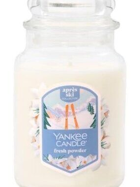 Yankee Candle Classic Large Jar Single Wick Candle, Apres Skis Fresh Powder